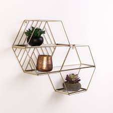 Tfer floating shelves cat wall mounted hanging shelf hexagon rustic farmhouse shelves for wall decor,storage | metal bracket and reclaimed natural wood shelf for living room,bedroom,bathroom,kitchen 4.4 out of 5 stars 915 Decofurn Furniture