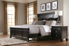 Prentice Queen Panel Bed Bedroom Furniture Sets White Bedroom Decor Black Panel Beds