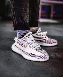 Yeezy Yeezy Great Shot Of The Recently Released Adidas Yeezy 350 V2 Zebra By Kaczy And Dzuniii Ta Yeezy Fashion Sneakers Men Fashion Yeezy Shoes