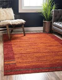 Terracotta Harvest Area Rug Burnt Orange Living Room Decor Red Rugs Burnt Orange Living Room