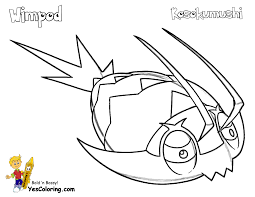 Everyone loves color by numbers kids and adults alike. Rowdy Pokemon Moon Coloring Toxapex 748 Mimikyu 778 At Yescoloring