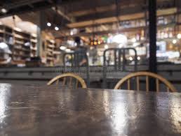 Top Of Table And Chair With Blurred Bar Restaurant Background Top Of Table With Ad Chair Blurred Top Table Restaurant Bar Restaurant Cafe Bistro