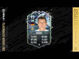 Fifa 21 è disponibile per le piattaforme playstation 4, xbox one, pc e nintendo switch e su playstation 5 ed xbox one x. Video Fifa 21 Ruckblende Toni Kroos Sbc Leitfaden 93 Bewertet 350 000 Ausgaben