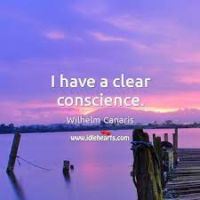 I Have A Clear Conscience Idlehearts