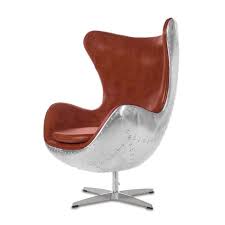 spitfire egg chair vintage tan stoelen meubels eames