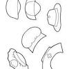 Aviator helmet with goggles coloring page. 1