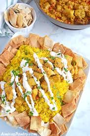 One of those days, i make a complete meal for my hubby, mother and i, and also my son's family who i sit for. Chicken Shawarma Fatteh Recipe Amira S Pantry
