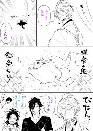 たからなふら ももんがスタンプ on twitter もにわとクールな遅刻 w なんとなくかっこいいと思ってるけどあれかっこいい枠に入れていいんだろうか 2021 ももんが 刀剣乱舞おもしろ画像 兼定
