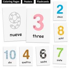 A color by number of two bees getting their grooves on. Beautiful 1 To 10 Printable Numbers Box Of Ideas