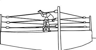 This particullar coloring picture dimension is around 600 pixel x 723 pixel with approximate file size for around 91.19 kilobytes. Wrestling Ring Wrestler Boxing Free Vector Graphic On Pixabay