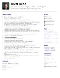 When writing cv summarize all your academic and professional credentials on a sheet of paper showcase this information in professional cv format. Civil Engineer Resume Example Writing Tips For 2021