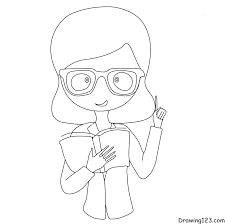 Teacher Drawing Tutorial - How To Draw Teacher Step By Step