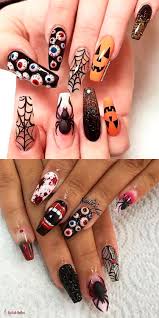 Spooky Halloween Press On Nails Halloween Halloweennails