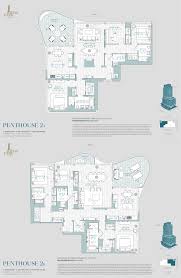 1 River Park Brooklyn Penthouse 2a 2b Architecture Concept Diagram Apartment Floor Plans River Park