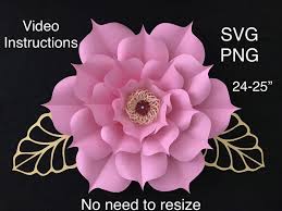 Easy how to make paper flowers tutorial. Giant Paper Flower Template Flower Template Svg Flower Petal Template Large Paper Flower Pattern Paper Flower Template Flower Petal Template Flower Template