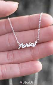 Dainty Personalized Name Necklace Real Diamond Necklace Diamond Initial Necklace Tiny Necklace