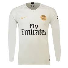 Swoosh design trademark is embroidered on the right chest. Psg 2018 19 Away Long Sleeve Shirt Soccer Jersey Dosoccerjersey Shop