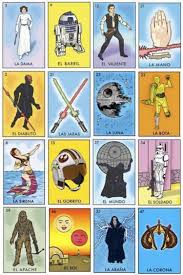 Mexican Starwars Lottery Star Wars Prints Star Wars Art Star Wars Gifts