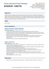 Strategic steps to take after your accident. Claims Associate Resume Samples Qwikresume