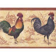 A collection of the top 46 rooster wallpapers and backgrounds available for download for free. Other Home Decor Country Roosters Sunflowers Wallpaper Border Bg76316 Home Decor