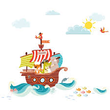Blast out of space when your kids make this easy rocket craft! Personalised Pirate Ship Wall Sticker Pirate Wall Stickers Stickerscape Uk