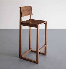 Sq Bar Stool Walnut Hardwood Available In Counter Height Wooden Bar Stools Bar Stools Stool
