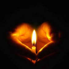 Light a virtual candle for the deceased or missing