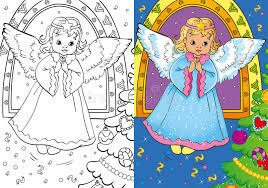 Let your children's imaginations run wild with these best easter coloring pages for kids. Christmas Angel Coloring Stock Illustrations 680 Christmas Angel Coloring Stock Illustrations Vectors Clipart Dreamstime