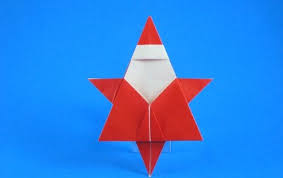 Origami Santa Claus Kawate Ayako Gilad S Origami Page Origami Santa Origami Santa Claus Origami