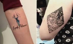 A tattoo. harry parroted, looking down at his hands. 47 Cool And Magical Harry Potter Inspired Tattoos Stayglam