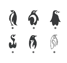 Six Penguin Icon Designs Best Tending Logo 2019 Minimal Graphic Animal Icon Design Penguin Tattoo Tattoo Graphic