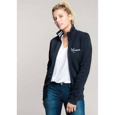 Gilets femme pour compléter sa collection de pulls, all'océan vous propose une large de gamme de gilets et cardigans en alternant les matières (coton, laine), les coupes plus ou moins cintrées, les types de cols (ronds, carrés, cols en ''v'') sans oublier le soin particulier associé au choix des boutons, rubans et autres. Veste Molleton Zippee Femme Les Raies Kanumera