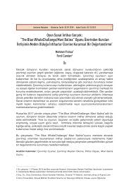 Pdf Oyun Sanal Intihar Gercek The Blue Whale Challange Mavi Balina Oyunu Uzerinden Kurulan Iletisimin Neden Oldugu Intiharlar Uzerine Kuramsal Bir Degerlendirme