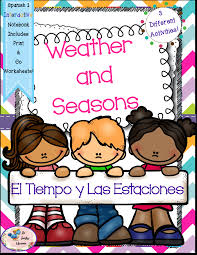 Spanish 1 El Tiempo Y Las Estaciones Weather And Seasons Interactive Includes 1 Weather Puzzl Interactive Notebooks Spanish Interactive Notebook Spanish 1