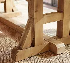 Diy farmhouse dining table inspired by restoration hardware. Stafford Reclaimed Wood Extending Dining Table Pottery Barn