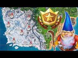 Fortnite Defi Semaine 6 Saison 7 Nains De Jardin Glaces Youtube