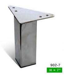 Chrome Metal Leg 7 H 902 7 Metal Furniture Legs Furniture Legs Furniture Hardware