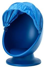 Ikea Kindersessel Ps Lomsk Drehsessel Mit Klappbarem Verdeck Hohe 75cm Blau Amazon De Kuche Haushalt