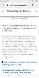 Infinity organisation is a business that believes in developing people, rather than focus on just revenue alone. Scammer Company Purewax Treo Optimo Orins Dnmc Mfs Global Scam Job Vacancy Sayidahnapisahdotcom