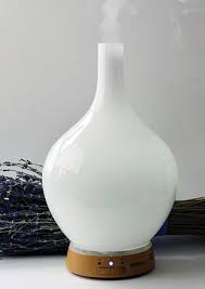 Hand Blown Milk Glass Vase Essential Oil Diffuser Glass Oil Diffuser Essential Oil Diffuser Oil Diffuser