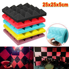 Dec 03, 2020 · if that's not sound proof enough, get some acoustic wedge panels and cover all of the walls with them. 25x25x5cm Acoustic Wedge Studio Foam Soundproofing Wall Panels Tiles Absorption Buy Online At Best Prices In Pakistan Daraz Pk
