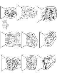 Kijkdoosfiguren printen / spelletjes knutselen : Kijkdoos Cars Knutselen Kijkdozen