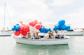 Then fill with your favorite red, white, and blue 4th of july flowers. Recreating Lauren Conrad S Duffy Boat Party Visit Newport Beach