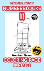 Printable Coloring Page Numberblocks 11 Available On Our Website Fun Printables For Kids Printable Coloring Pages Fun Printables