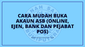 Cara untuk buka akaun adam50 untuk baby. Cara Mudah Buka Akaun Amanah Saham Berhad Asb Semakan Kerja