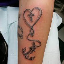 28 cute anchor tattoo designs. Heart With Cross Tattoo Meaning Novocom Top