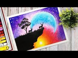 Drawing A Beautiful Colorful Sky Scenery With Oil Pastel For Step By Step Youtube Oil Pastel Art Art Drawings Beautiful Oil Pastel Oil pastels paint pastel colorful color drawing painting red blue green.