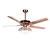 Rose Gold Copper Ceiling Fan