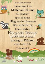 A4 Poster Hab Grosse Traume Mit Tieren Etsy Spruche Kinder Spruche Gedichte Und Spruche