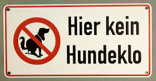 Weitere ideen zu schilder, hunde, aufkleber. Hier Kein Hundeklo Hunde Klo Kackhaufen